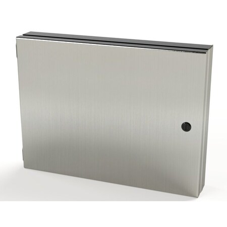 Saginaw Control & Engineering Electrical Enclosures, 12 in H, 1-1/2 in D, 16 in W, NEMA 3R, 4, 4X, 12, 13, 304 Stainless Steel SCE-HA1216SS